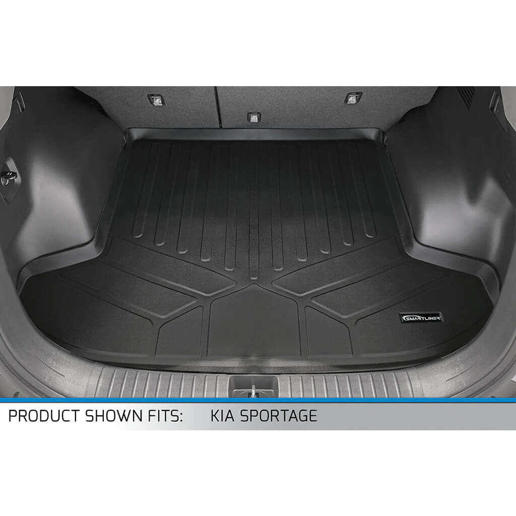 SMARTLINER Custom Fit Floor Liners For 2023-2025 Kia Sportage (Does Not fit with Subwoofer in Cargo Area)