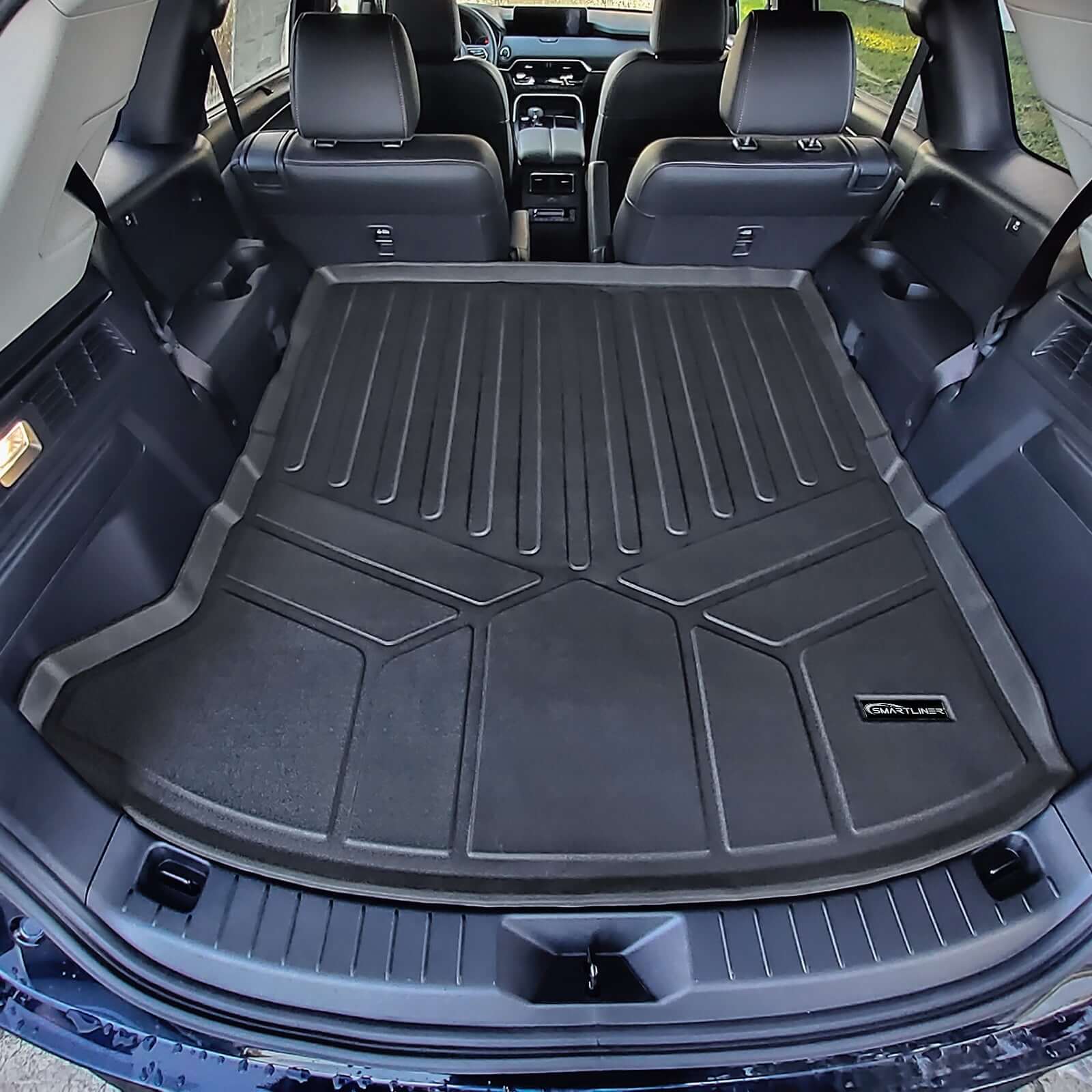 SMARTLINER Custom Fit Floor Liners For 2024 Mazda CX-90 Plug-In Hybrid (Only Fits 2nd Row Bench)