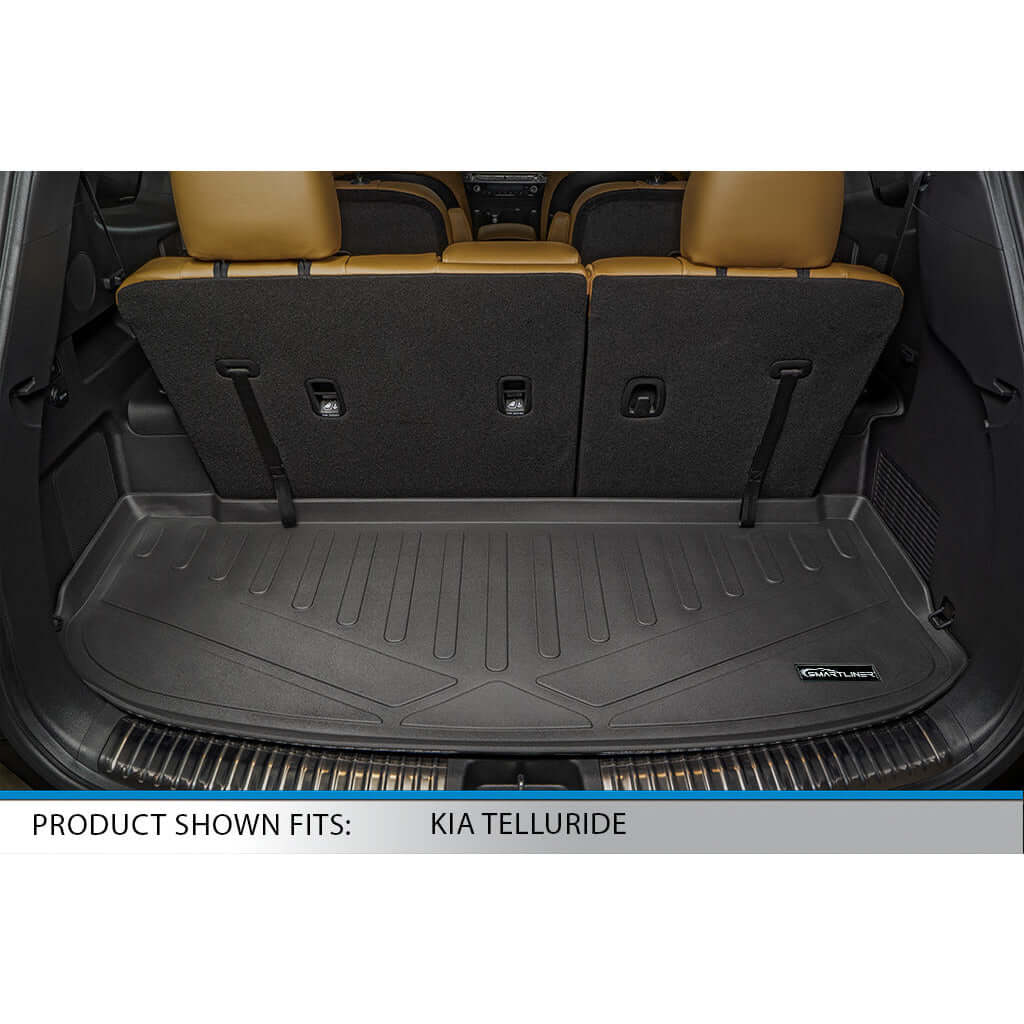 SMARTLINER Custom Fit Floor Liners For 2020-2024 Kia Telluride with 2nd Row Bucket Seats With Center Console