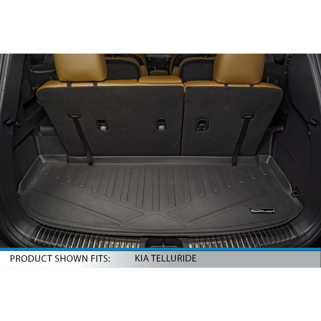 SMARTLINER Custom Fit Floor Liners For 2020-2025 Kia Telluride with 2nd Row Bench Seat