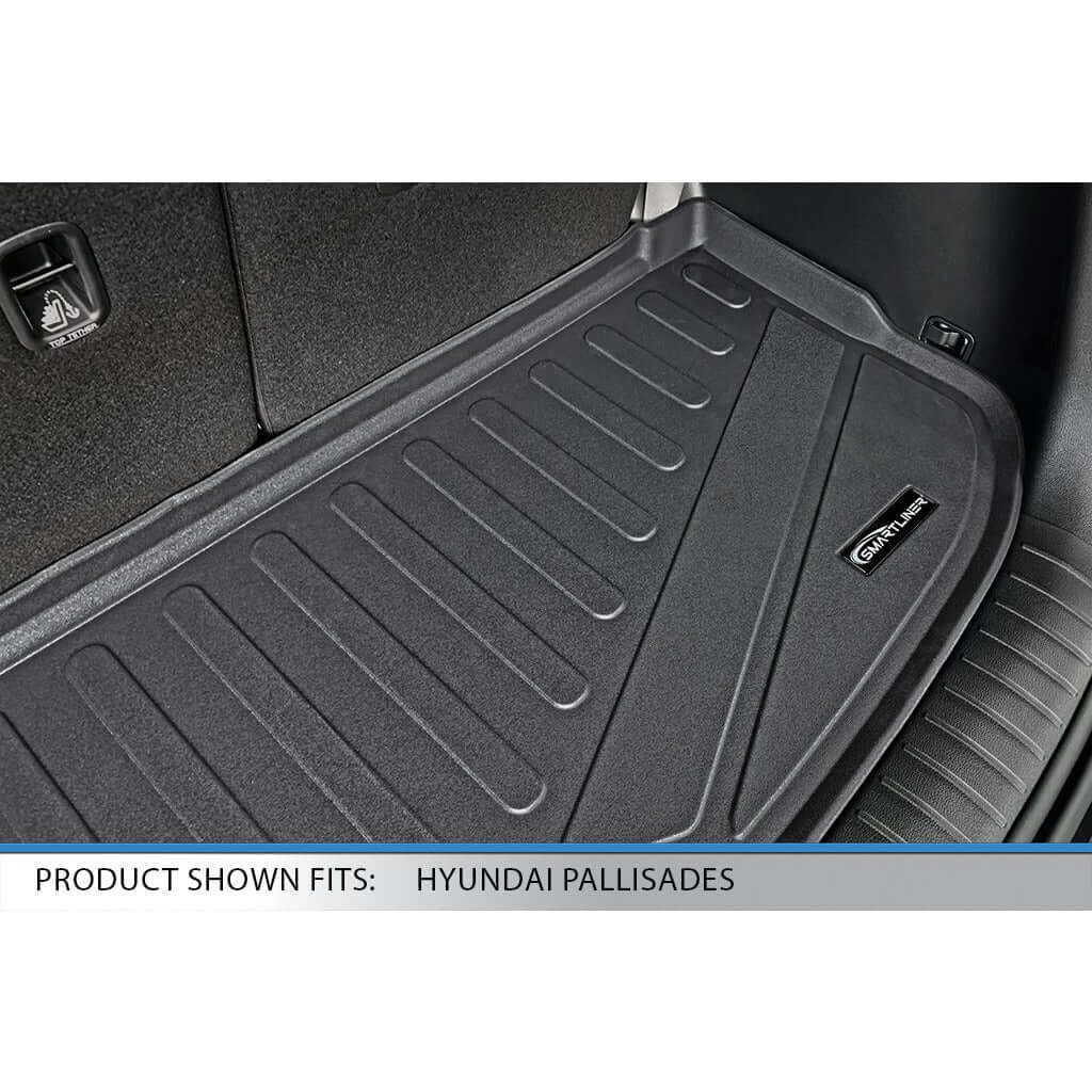 SMARTLINER Custom Fit Floor Liners For 2020-2024 Hyundai Palisade with 2nd Row Bench