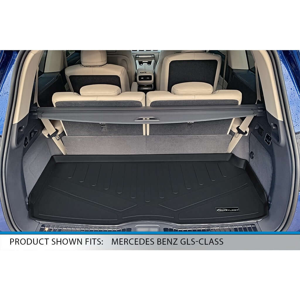 SMARTLINER Custom Fit Floor Liners For 2020-2024 Mercedes-Benz GLS-Class 6 Passenger With 2nd Row Bucket Seats