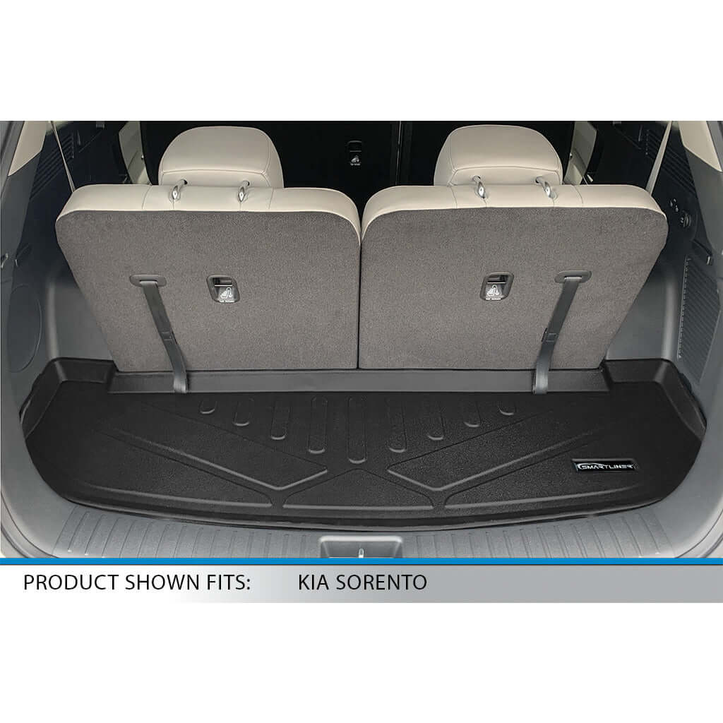 SMARTLINER Custom Fit Floor Liners For 2021-2024 Kia Sorento (with 2nd Row Bench Seat)