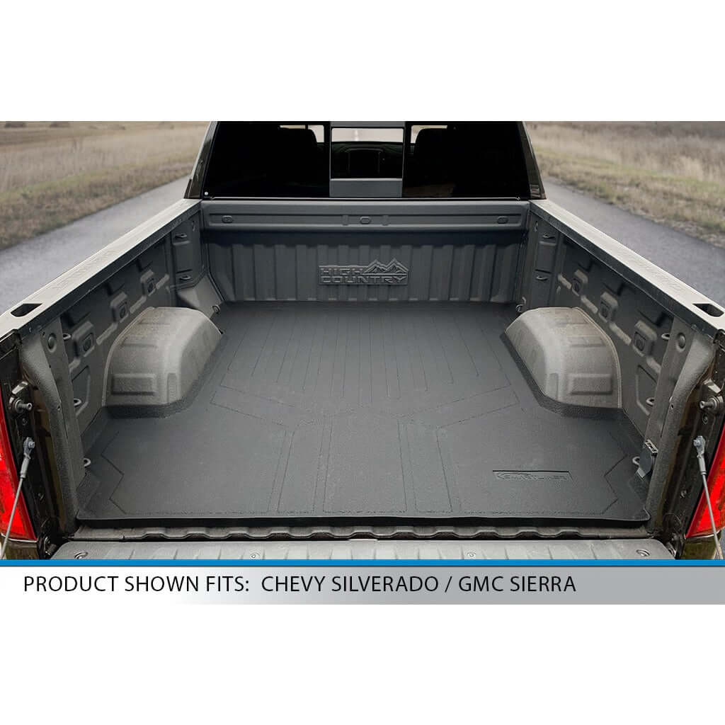 SMARTLINER Smart Coverage™ Custom Fit Floor Liners For 2019-2021 GMC Sierra/ Chevy Silverado 1500 Crew Cab (5'8 Short Bed Only)- K0400