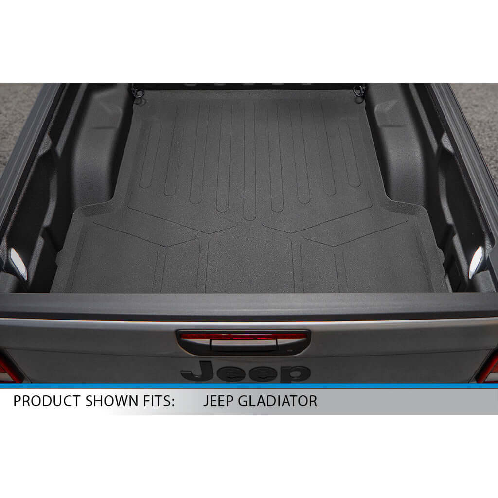 SMARTLINER Smart Coverage™ Custom Fit Floor Liners For 2020-2024 Jeep Gladiator with Lockable Rear Underseat Storage