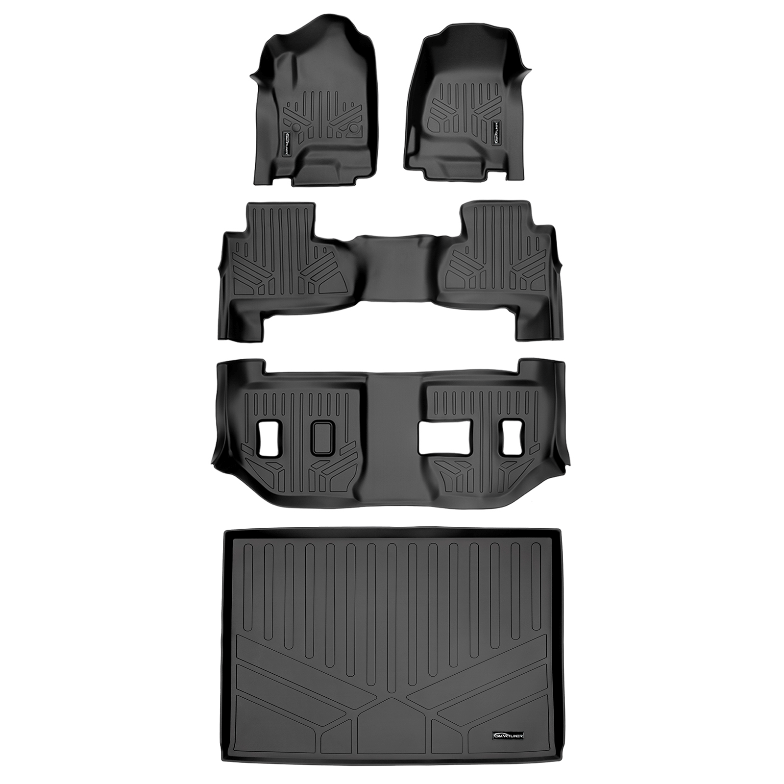 SMARTLINER Custom Fit for 2015-2020 Suburban / Yukon XL (with 2nd Row Bench Seat) - Smartliner USA